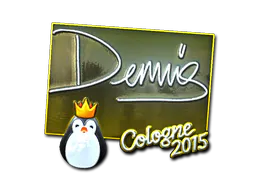Sticker dennis (Foil) | Cologne 2015 - Preço e onde comprar no CS2