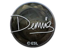 Sticker dennis (Foil) | Katowice 2019 - Preço e onde comprar no CS2