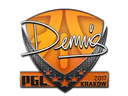 Sticker dennis | Krakow 2017 - Preço e onde comprar no CS2