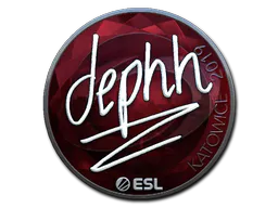 Sticker dephh (Foil) | Katowice 2019 - Preço e onde comprar no CS2