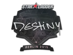 Sticker DeStiNy | Berlin 2019 - Preço e onde comprar no CS2