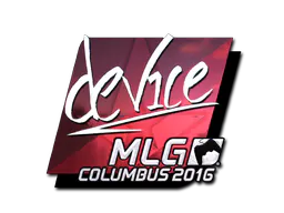 Sticker device (Foil) | MLG Columbus 2016 - Preço e onde comprar no CS2