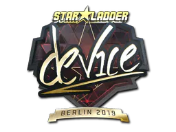 Sticker device (Gold) | Berlin 2019 - Preço e onde comprar no CS2