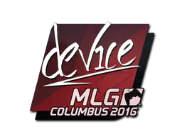 Sticker device | MLG Columbus 2016 - Preço e onde comprar no CS2