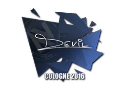 Sticker DEVIL | Cologne 2016 - Preço e onde comprar no CS2