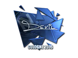 Sticker DEVIL (Foil) | Cologne 2016 - Preço e onde comprar no CS2