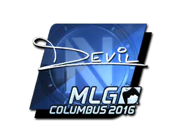 Sticker DEVIL (Foil) | MLG Columbus 2016 - Preço e onde comprar no CS2