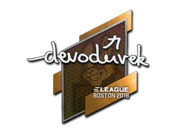 Sticker devoduvek | Boston 2018 - Preço e onde comprar no CS2
