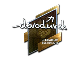 Sticker devoduvek (Foil) | Boston 2018 - Preço e onde comprar no CS2