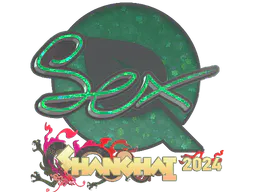 Sticker dexter (Glitter) | Shanghai 2024 - Preço e onde comprar no CS2