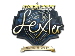 Sticker dexter (Gold) | Berlin 2019 - Preço e onde comprar no CS2