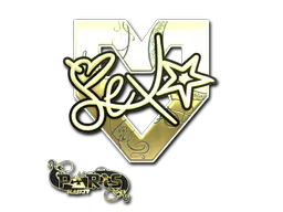 Sticker dexter (Gold) | Paris 2023 - Preço e onde comprar no CS2