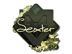 Sticker dexter (Gold) | Rio 2022 - Preço e onde comprar no CS2