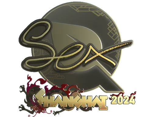 Sticker dexter (Gold) | Shanghai 2024 - Preço e onde comprar no CS2