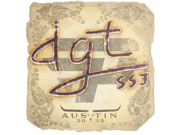 Sticker dgt | Austin 2025 - Preço e onde comprar no CS2