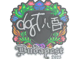 Sticker dgt (Embroidered) | Budapest 2025 - Preço e onde comprar no CS2