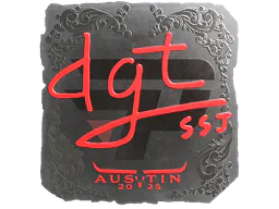 Sticker dgt (Foil) | Austin 2025 - Preço e onde comprar no CS2