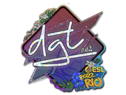 Sticker dgt (Glitter) | Rio 2022 - Preço e onde comprar no CS2