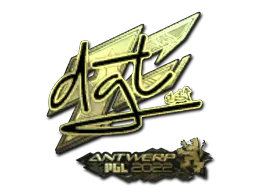 Sticker dgt (Gold) | Antwerp 2022 - Preço e onde comprar no CS2