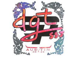 Sticker dgt (Holo) | Austin 2025 - Preço e onde comprar no CS2