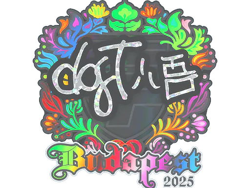 Sticker dgt (Holo) | Budapest 2025 - Preço e onde comprar no CS2