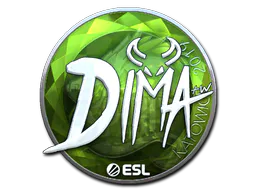 Sticker Dima (Foil) | Katowice 2019 - Preço e onde comprar no CS2