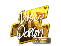 Sticker disco doplan (Foil) | Atlanta 2017 - Preço e onde comprar no CS2