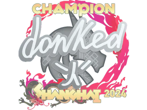 Sticker donk (Champion) | Shanghai 2024 - Preço e onde comprar no CS2