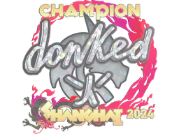 Sticker donk (Glitter, Champion) | Shanghai 2024 - Preço e onde comprar no CS2