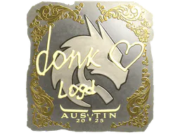 Sticker donk (Gold) | Austin 2025 - Preço e onde comprar no CS2