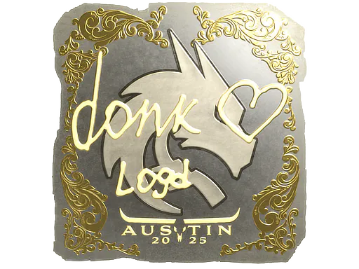 Sticker donk (Gold) | Austin 2025 - Preço e onde comprar no CS2