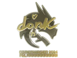 Sticker donk (Gold) | Copenhagen 2024 - Preço e onde comprar no CS2