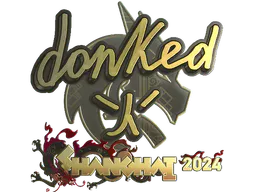 Sticker donk (Gold) | Shanghai 2024 - Preço e onde comprar no CS2