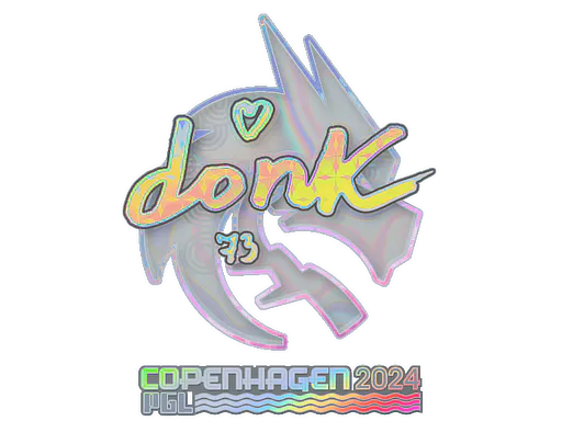 Sticker donk (Holo) | Copenhagen 2024 - Preço e onde comprar no CS2