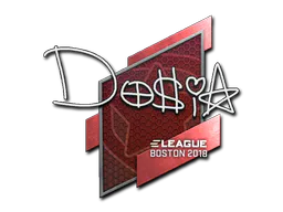 Sticker Dosia | Boston 2018 - Preço e onde comprar no CS2