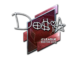 Sticker Dosia (Foil) | Boston 2018 - Preço e onde comprar no CS2