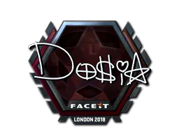Sticker Dosia (Foil) | London 2018 - Preço e onde comprar no CS2