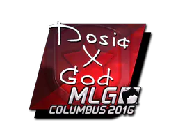 Sticker Dosia (Foil) | MLG Columbus 2016 - Preço e onde comprar no CS2