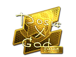 Sticker Dosia (Gold) | Atlanta 2017 - Preço e onde comprar no CS2