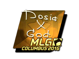 Sticker Dosia (Gold) | MLG Columbus 2016 - Preço e onde comprar no CS2