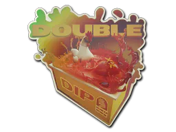 Sticker Double Dip (Holo) - Preço e onde comprar no CS2
