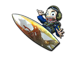 Sticker Dragon Lore Surf Ava (Foil) - Preço e onde comprar no CS2