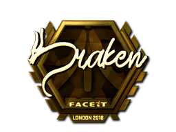 Sticker draken (Gold) | London 2018 - Preço e onde comprar no CS2