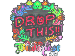 Sticker drop (Holo) | Budapest 2025 - Preço e onde comprar no CS2
