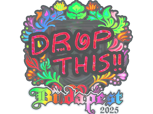 Sticker drop (Holo) | Budapest 2025 - Preço e onde comprar no CS2