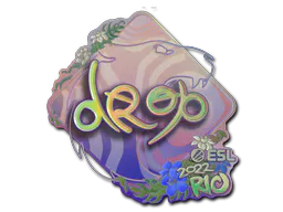 Sticker drop (Holo) | Rio 2022 - Preço e onde comprar no CS2