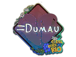 Sticker dumau (Glitter) | Rio 2022 - Preço e onde comprar no CS2