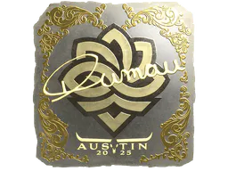 Sticker dumau (Gold) | Austin 2025 - Preço e onde comprar no CS2
