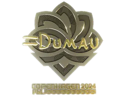 Sticker dumau (Gold) | Copenhagen 2024 - Preço e onde comprar no CS2
