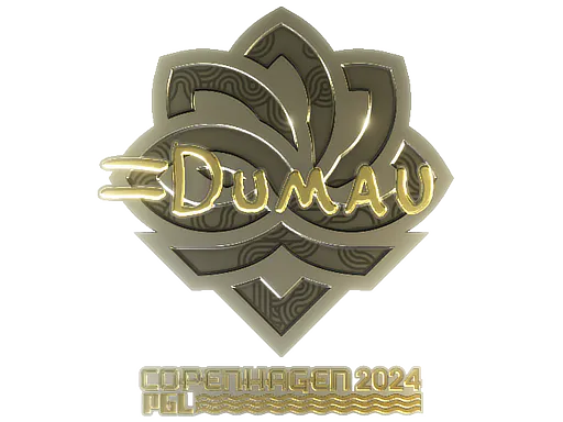 Sticker dumau (Gold) | Copenhagen 2024 - Preço e onde comprar no CS2